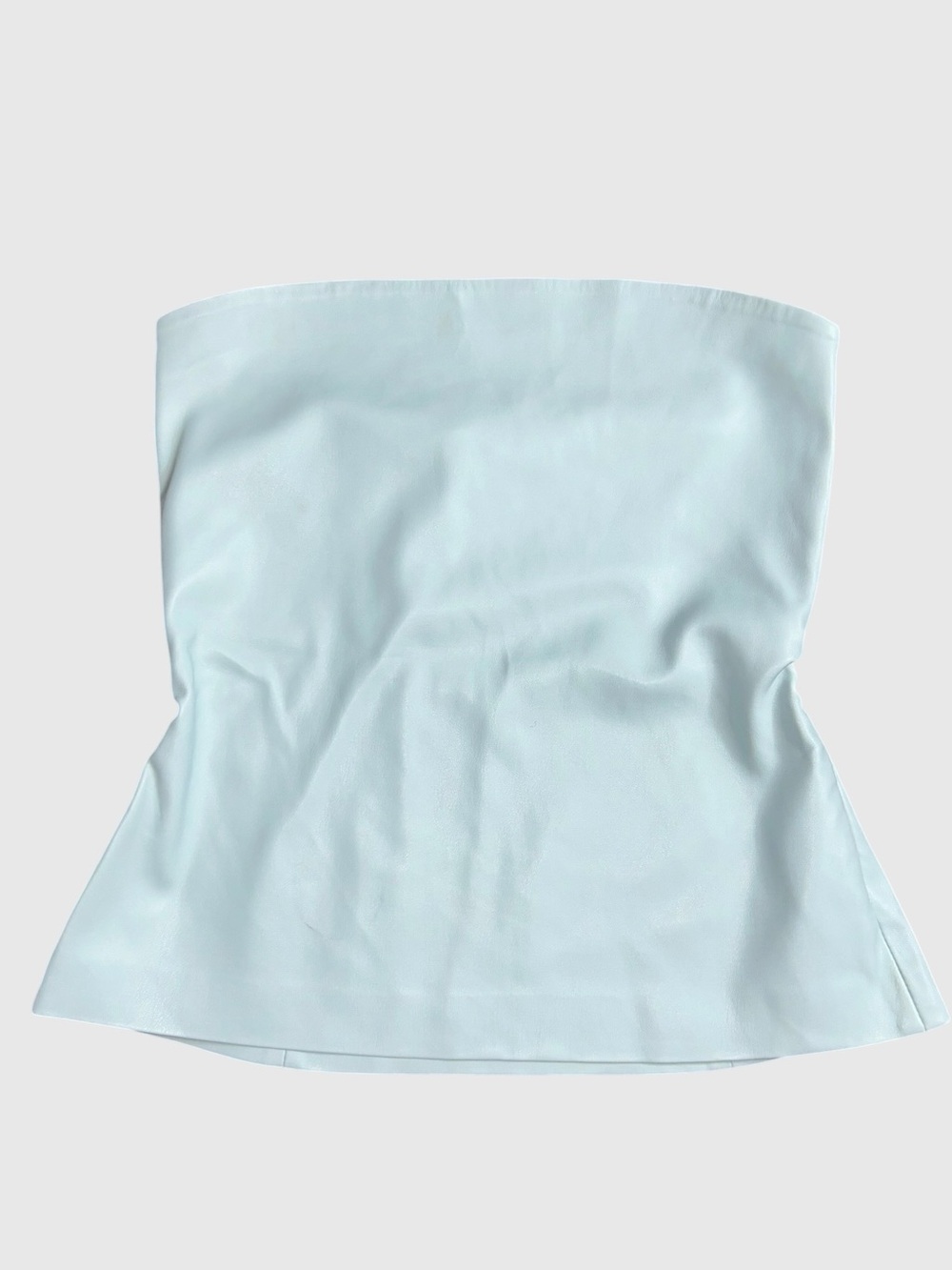 Susana Monaco Rain Blue Flare Tube Top Size Small